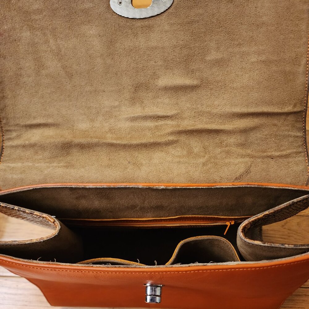 Veari Genuine Leather Python Purse - image 8